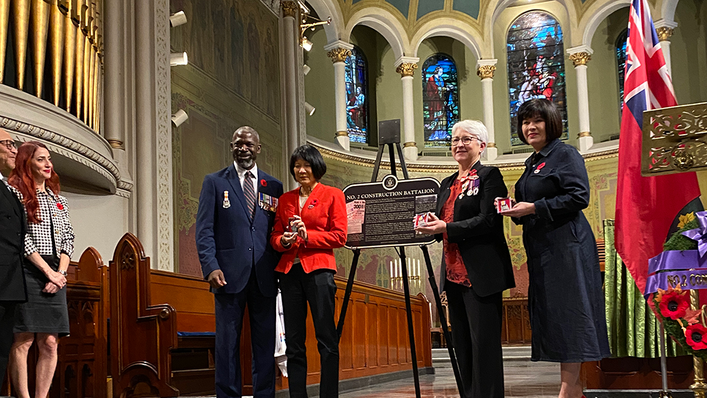 Toronto commemorates No. 2 Construction Battalion