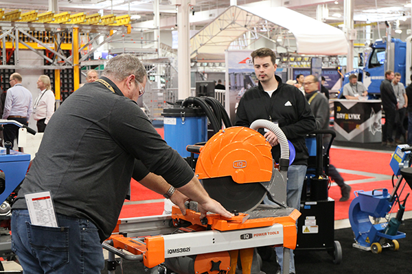 The show also features opportunities to see new tools and equipment in action.