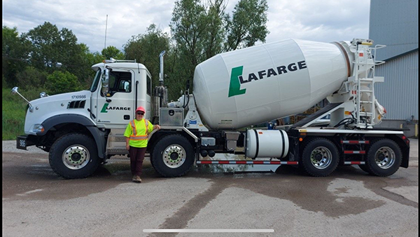 Darlene Shaw has been a ready-mix concrete driver for 25 years.