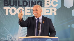 BC Building Trades honour John Horgan with $45,000 donation to BC Cancer