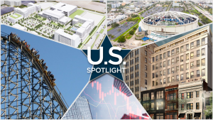 U.S. Spotlight: Construction spending; former Six Flags park coming down; Detroit’s abandoned entertainment district revived