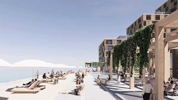 Besides the hotel and condo complex, Project Bench will also feature a central courtyard, retail spaces, curated dining experiences, art installations and outdoor recreation.