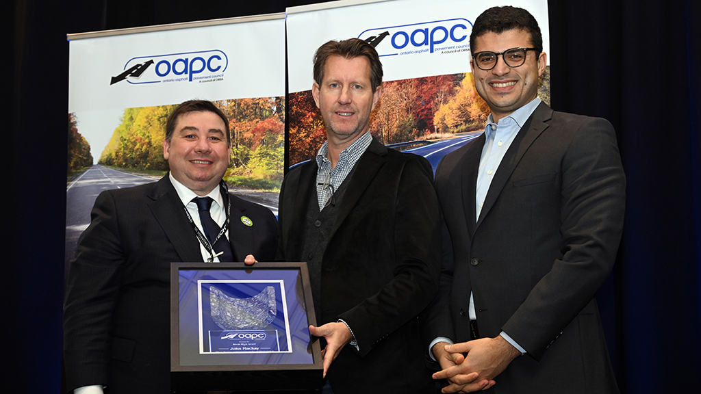 MacKay 2024 recipient of OAPC’s Bleeds Black Award