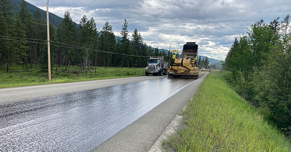 Emil Anderson Construction received the Paving award for its work from the Elkhart brake check to John's Creek on Highway 97C east of Merritt.