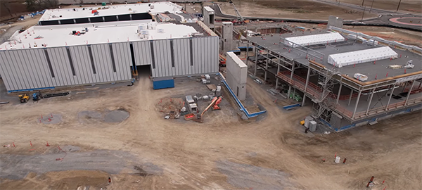 Construction is progressing on Whitby, Ont.’s new 160,000-square-foot sports complex. Designed by Perkins + Will Architecture and being built by Ledcor, the facility is slated for completion in late 2025. Ground was broken in September 2023.