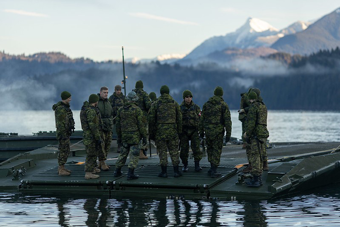 Soldiers practiced operating assault boats, assembling medium floating bridges, constructing medium girder bridges and building prefabricated modular steel Acrow bridges.