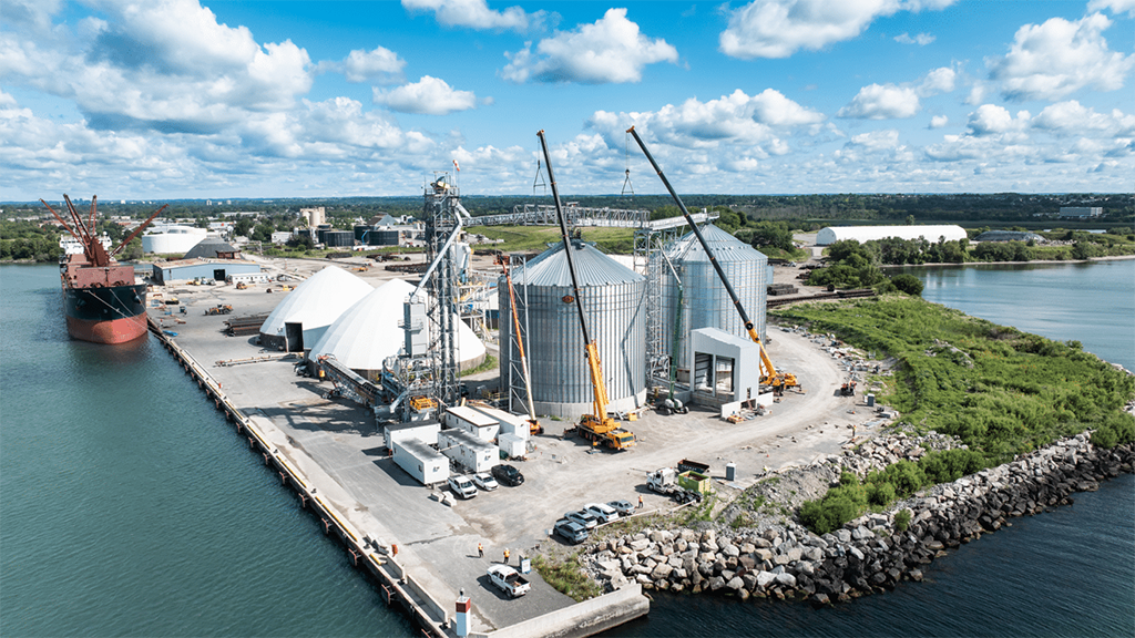 Oshawa grain terminal fully operational