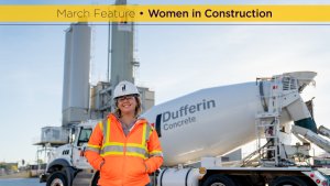 Jessica Racovali has a solid foundation in construction, growing with Dufferin Concrete