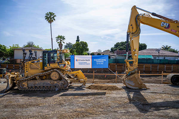 The Associated General Contractors of America reported three per cent growth in hospital spending nationally between March 2024 and March 2025. Pictured: PMB and El Camino Health broke ground on a new inpatient rehabilitation hospital in Sunnyvale, Calif. in April.