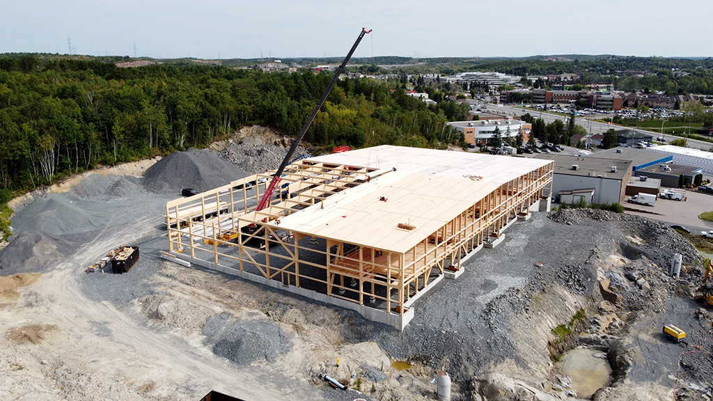 Mass timber takes root in two Sudbury industrial builds