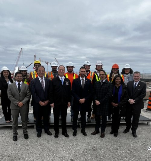 Ontario and local politicians as well as representatives from OPG and the like gathered at the Darlington site to mark the start of construction of the SMR on May 8.