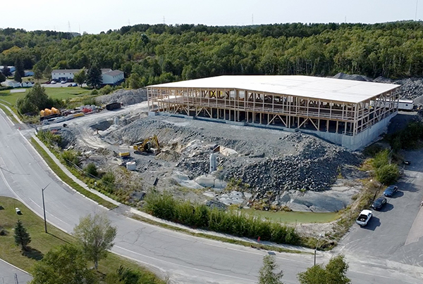 The building will be clad in a Canadian-sourced insulated steel panel system with the interior largely consisting of exposed CLT.