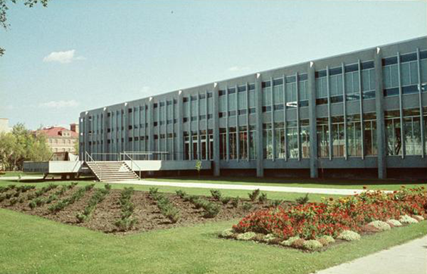 Arthur James Donahue is known for the J.A. Russell Architecture Building on the Fort Garry campus of the University of Manitoba. This photo was sourced from the Royal Architectural Institute of Canada Journal 35 (August 1958): 315. Accessed through the UM Digital Collections Winnipeg Building Index.