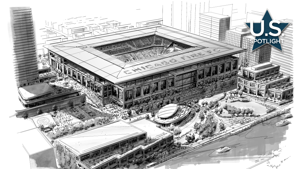 Detroit, Chicago embark on new soccer stadiums at the same time