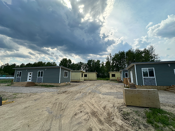First Nations housing has utilized Ecoplast Solutions units to not only provide fast housing but also housing that will meet net-zero ready requirements. In collaboration with Sakitawak Development Corp. and Métis Nation - Saskatchewan, it built a total of six tiny homes and two three-bedroom family homes.