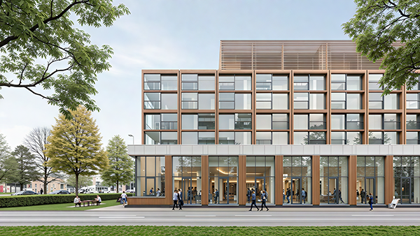 Another innovation from the design firm involves replacing outdated single-storey public libraries with new libraries and mini AI data centres built into the base of low to midrise housing. These would be known as HUBS (Housing, Urban Bibliotheca, Servers).