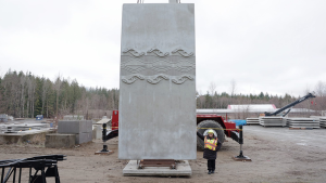 Concrete connections: Pattullo Bridge project’s first Indigenous art installation