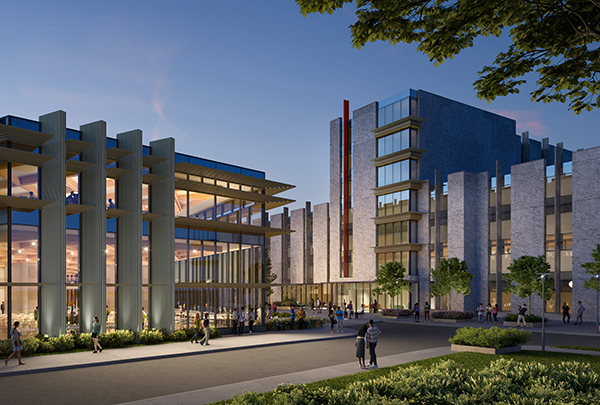 The new Otonabee College residence will house more than 600 beds and include indoor connections to existing dining facilities.