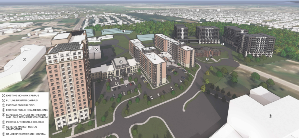 Former Hamilton hospital site redevelopment includes $150M long-term care build