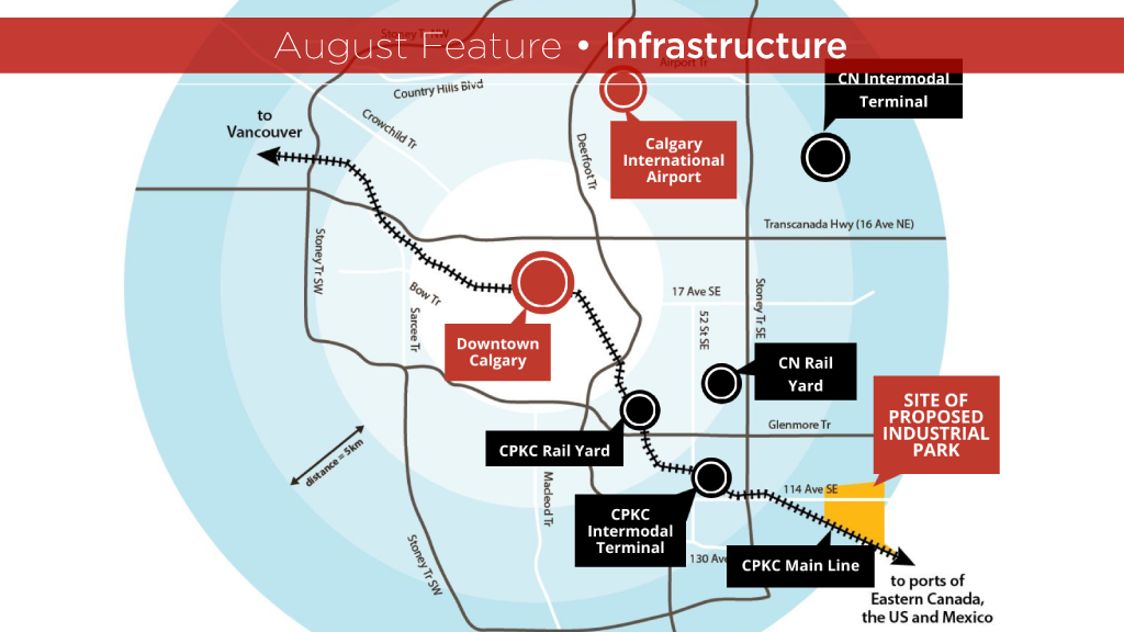 Calgary and Rocky View County are all aboard for new rail, road logistics centre