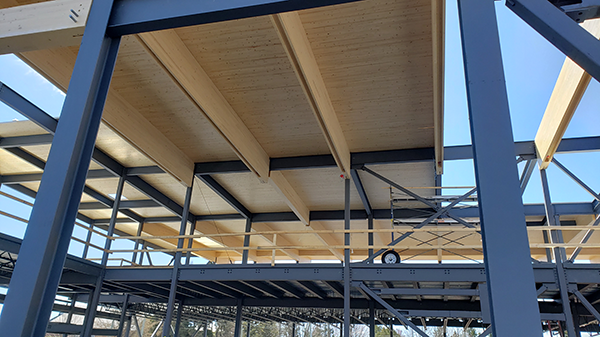 The decking can be manufactured in a variety of thicknesses.