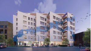 Chicago housing complex pays tribute to Native American motifs