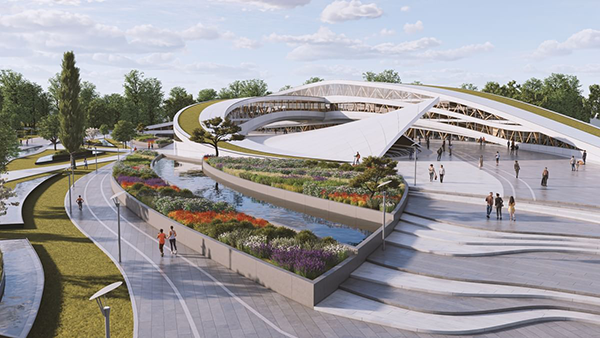 Rendering augmented by AI is just one of the many ways the technology can help architecture professionals.