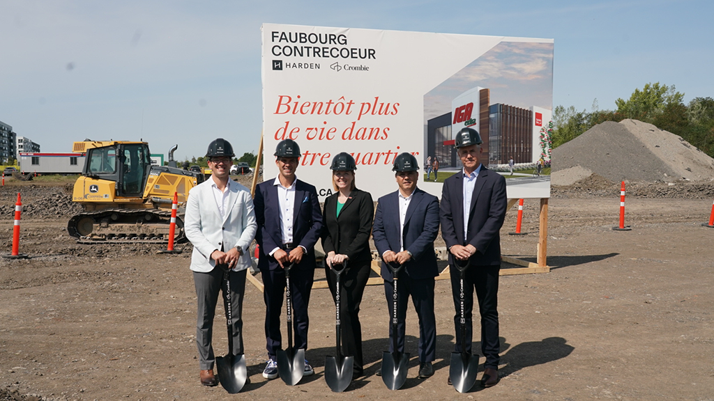 Commercial project Faubourg Contrecœur breaks ground in Quebec