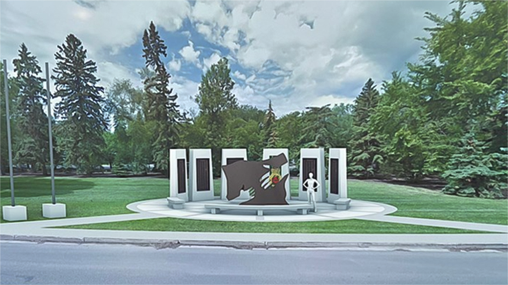 New memorial for fallen protective services personnel rises in Saskatchewan