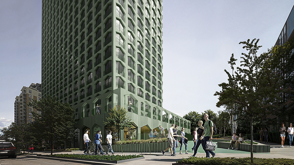 Former Toronto Water office building repurposed for rental homes