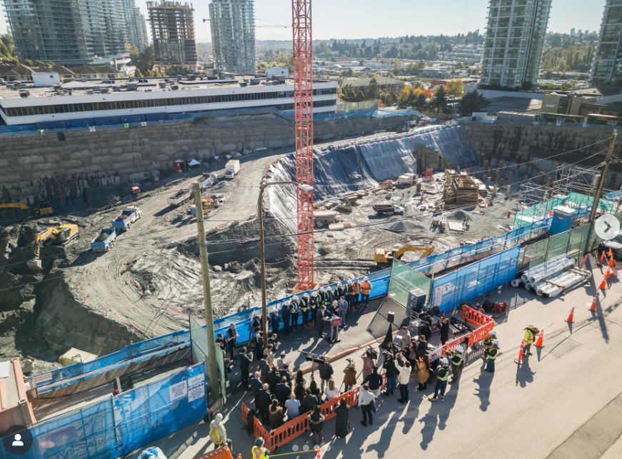 Grosvenor’s Brentwood Block in Burnaby Secures $763M Federal Funding