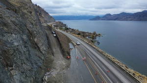 Long-term repairs begin on Highway 97 at North Beach rockslide site