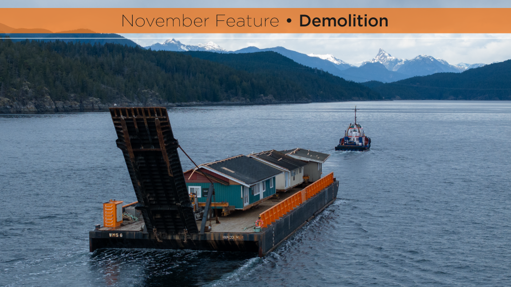 The Building Relocation and Deconstruction Association (BRDA) of British Columbia was founded recently to promote relocation and deconstruction as alternatives to building demolition. Glyn Lewis, one of the BRDA founders and CEO of Renewal Development, says relocation can be a viable option as shown in this photo.