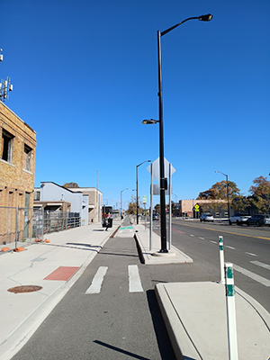 The City of Detroit has invested $8.8 million in streetscaping along East Warren Avenue.