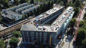 First ‘clip-on’ outdoor balconies in Western Canada on Vancouver apartment building