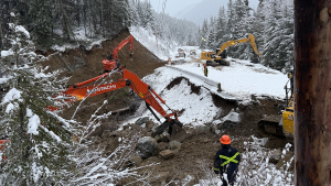 B.C.’s heavily damaged Highway 3 to reopen as early as Boxing Day