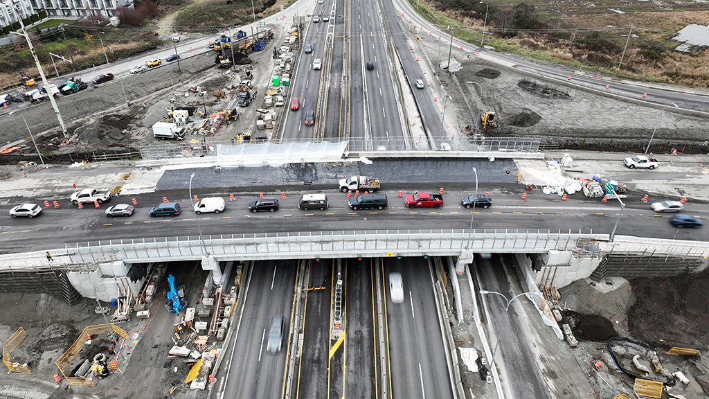 All five lanes of Steveston interchange open today