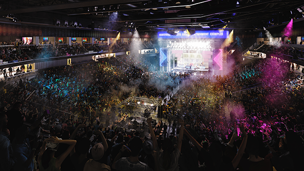 The centre is also slated to host a variety of concerts and events. The main level contains the event floor, Bulldogs team spaces, back of house space, visitor team space, green rooms and storage. The concourse level on the second floor will provide most facility users with seat access as well as access to a range of amenities.