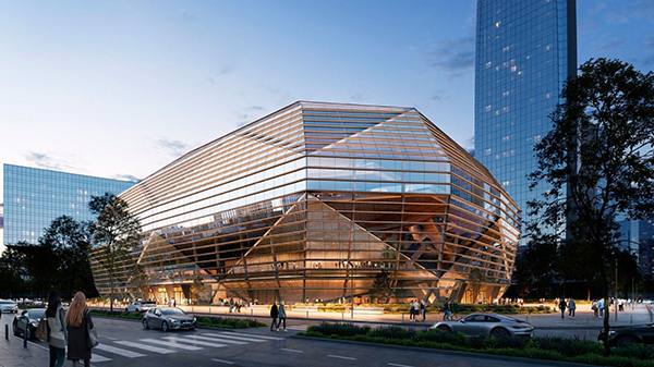 The Shanghai West Bund Convention Center was designed with the assistance of AI across several design parameters.