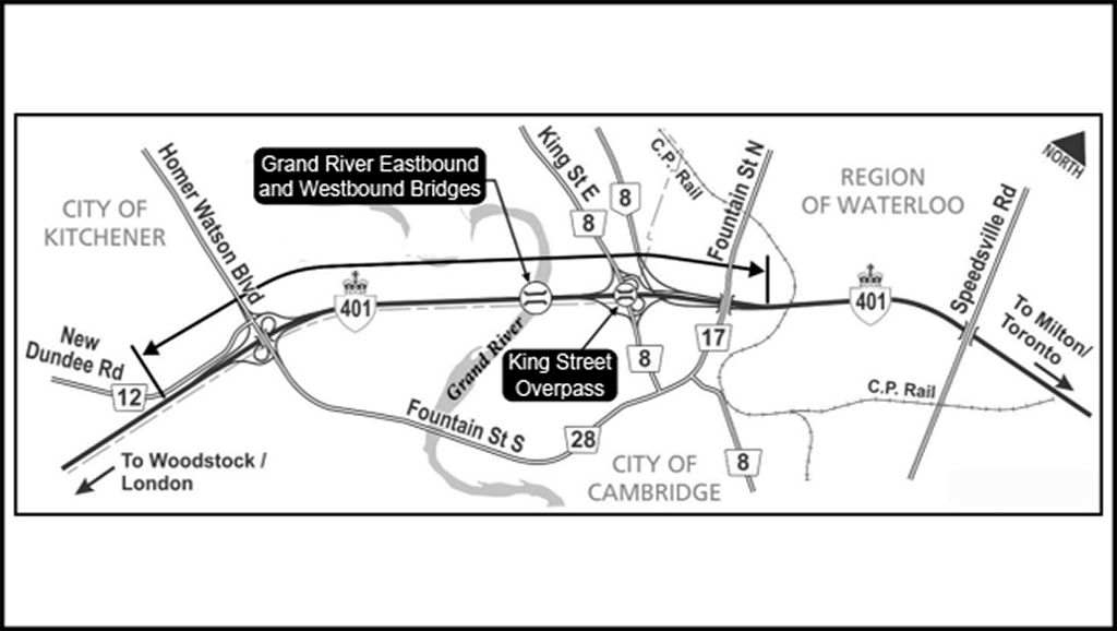 ion of Grand River bridges complete