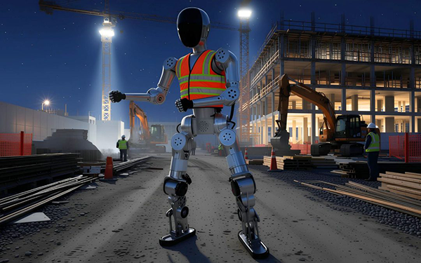 Bumi is a low-cost humanoid robot developed in China designed for educational purposes but which could be the precursor of robotics for the construction industry.