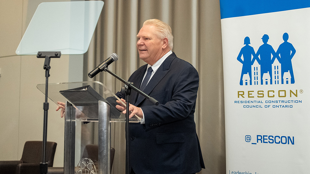 RESCON AGM: Ford reiterates pledge to ‘get shovels in the ground faster’