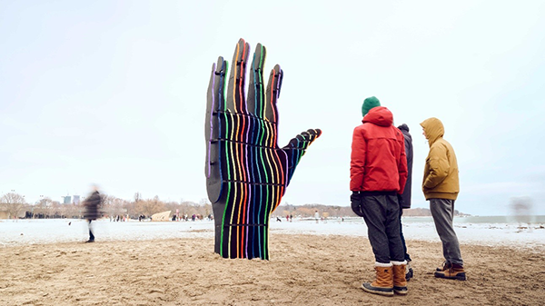 Embrace is an invitation to behold and to be held. A prismatic reflection of the warmth and light of the day.