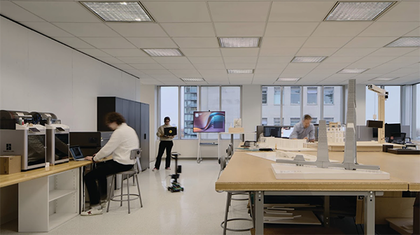 Shown is the revamped Sparkbird R&D lab.