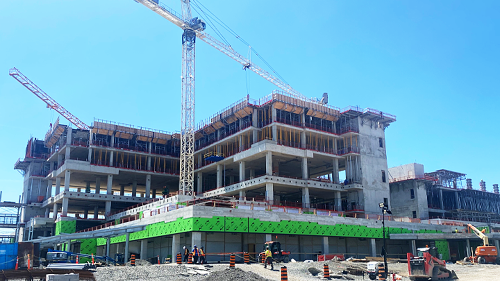 EllisDon Infrastructure Healthcare was awarded the megaproject in February 2023, groundbreaking on the 50-acre Biggar Road site was five months later and completion is targeted for the summer of 2028. The entire $3.6 billion fixed-price contract encompasses design, build, finance and maintenance of the facility.