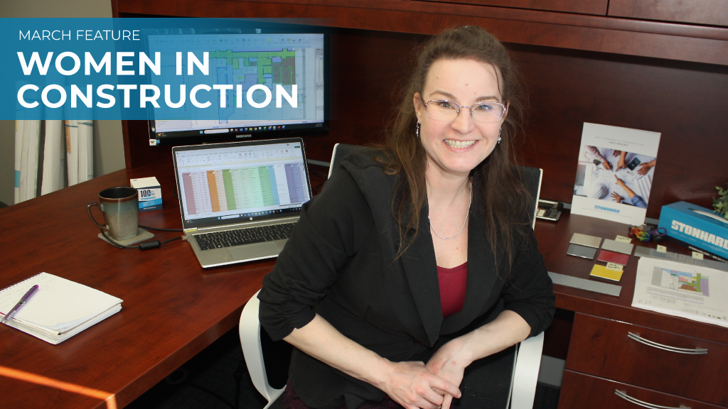 Julie Dunford is the bilingual estimating supervisor at the head office of engineered epoxy flooring contractor Stonhard Canada.