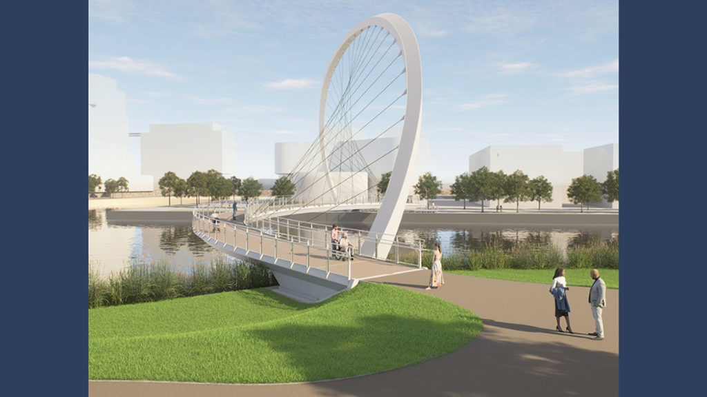 Striking ‘S’ shaped design unveiled for Toronto’s Keating Channel Pedestrian Bridge