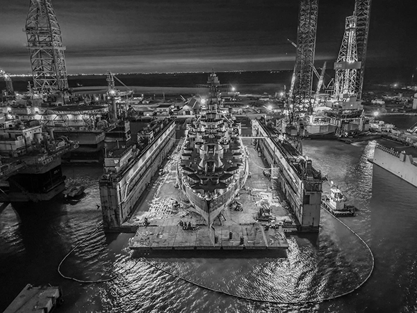 Davie Defense will invest about $730 million in expanding the capabilities of its icebreaker shipbuilding facilities in Galveston and Port Arthur.