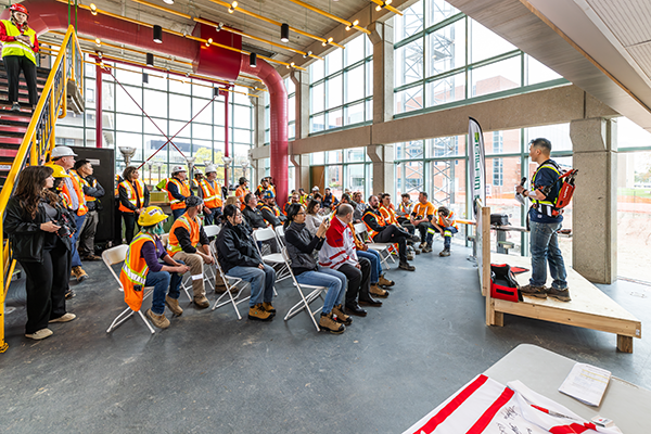 Safety Week celebrations also took place that University of Waterloo Math 4 project. They will happen again at this location this year.