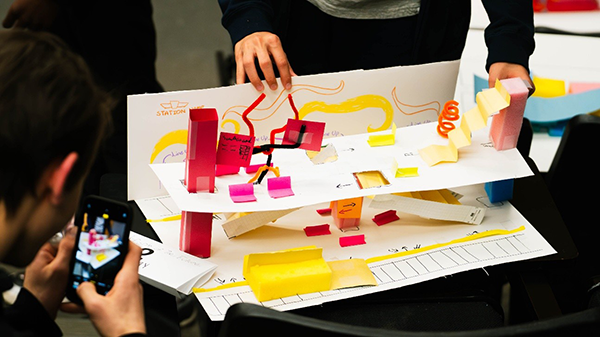 An in-progress Design Jam prototype.